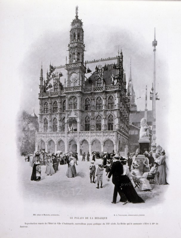 Photograph taken during the Exposition Universelle (World Fair) Paris, 1900