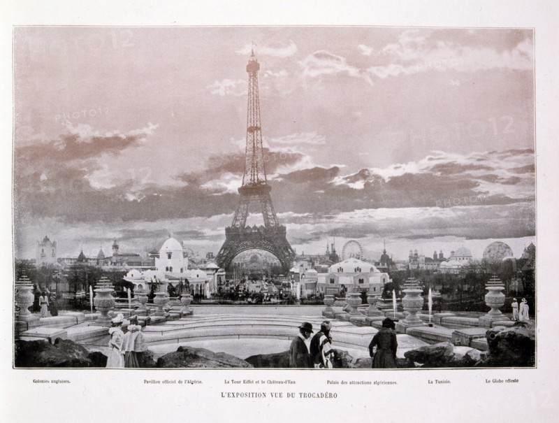 Photograph taken during the Exposition Universelle (World Fair) Paris, 1900