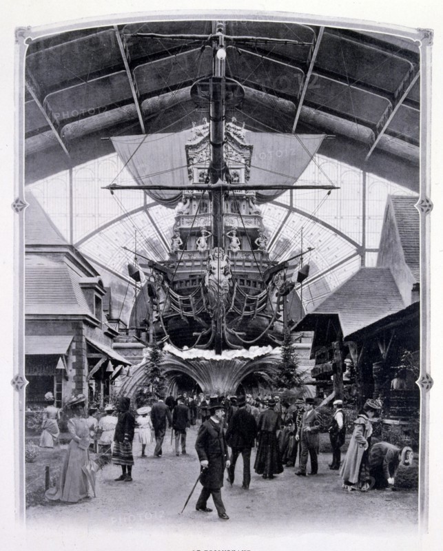 Photograph of the exhibition of the history of food