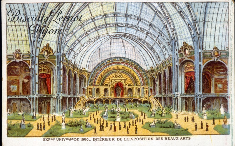 Commemorative biscuit tin by Pernot for the Exposition Universelle 1900