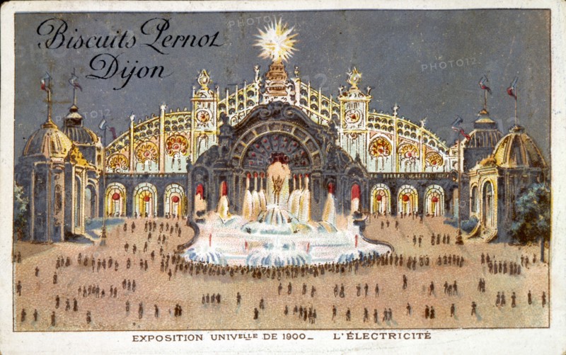 Commemorative biscuit tin by Pernot for the Exposition Universelle 1900