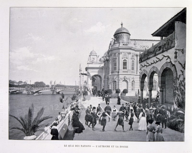 Photograph taken during the Exposition Universelle (World Fair) Paris, 1900