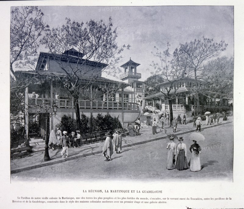 Photograph taken during the Exposition Universelle (World Fair) Paris, 1900