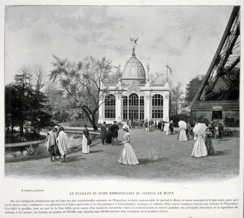 Photograph taken during the Exposition Universelle (World Fair) Paris, 1900
