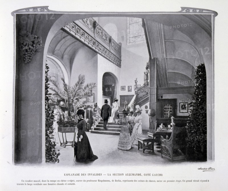 Photograph taken during the Exposition Universelle (World Fair) Paris, 1900