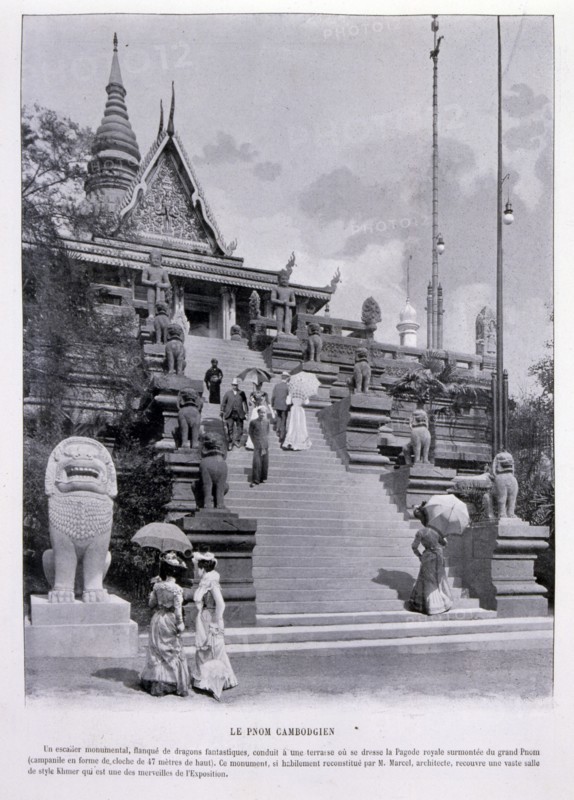 Photograph taken during the Exposition Universelle (World Fair) Paris, 1900