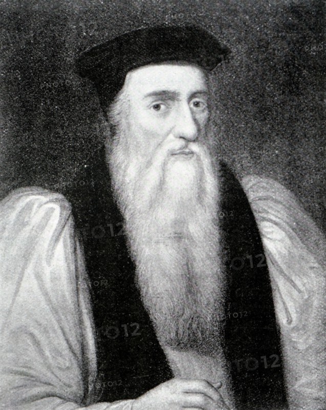 Archbishop Cramner from a painting in Lambeth Palace