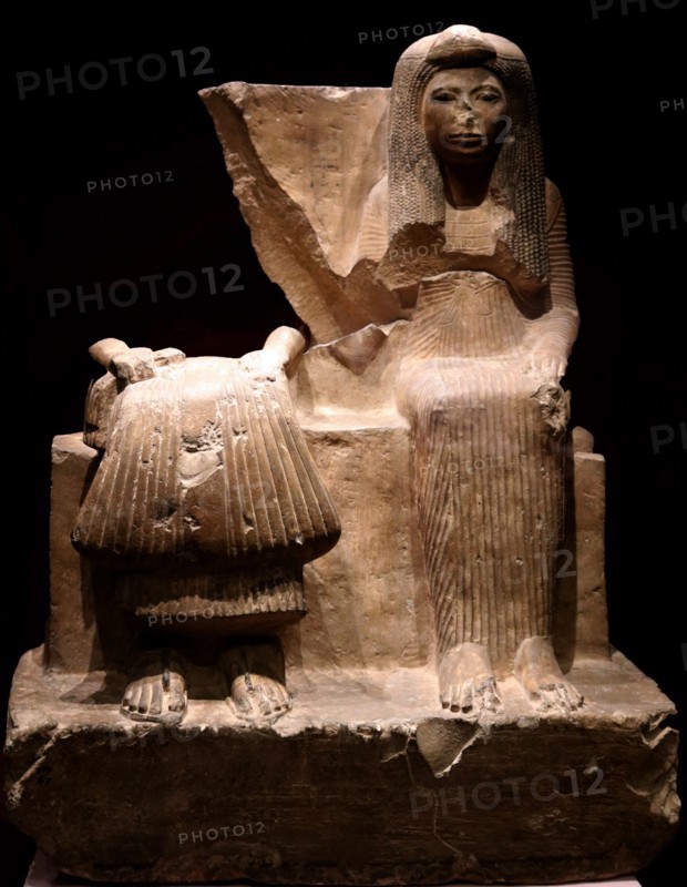 New Kingdom Couple Statue. New Kingdom, 18th dynasty