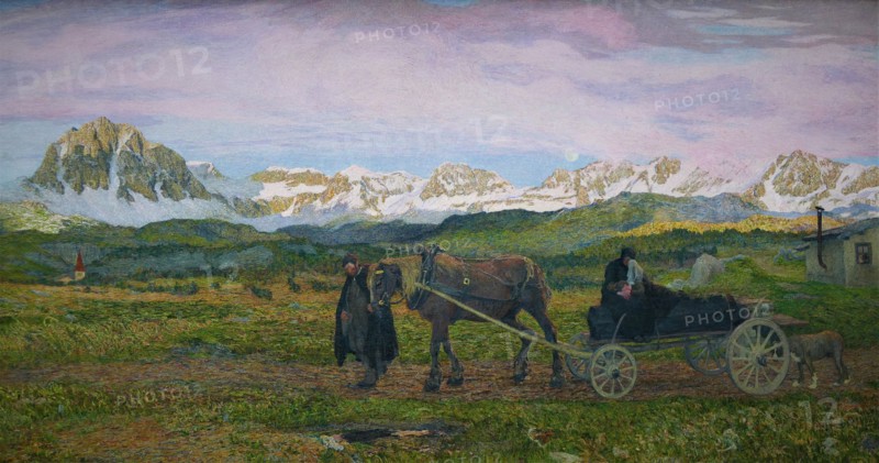 Returning Home, painting by Giovanni Segantini