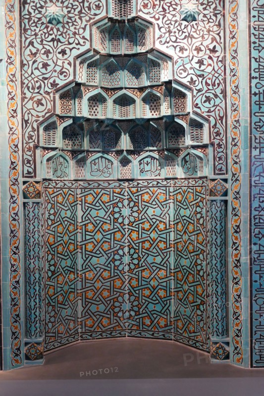 Mihrab with throne verse, Quarter 13th century