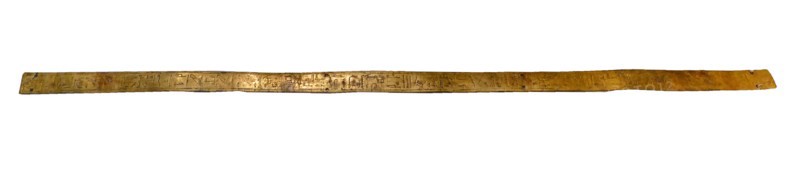 Banner with the genealogy of the deceased on the mummy cover, Spatzeit 746-332