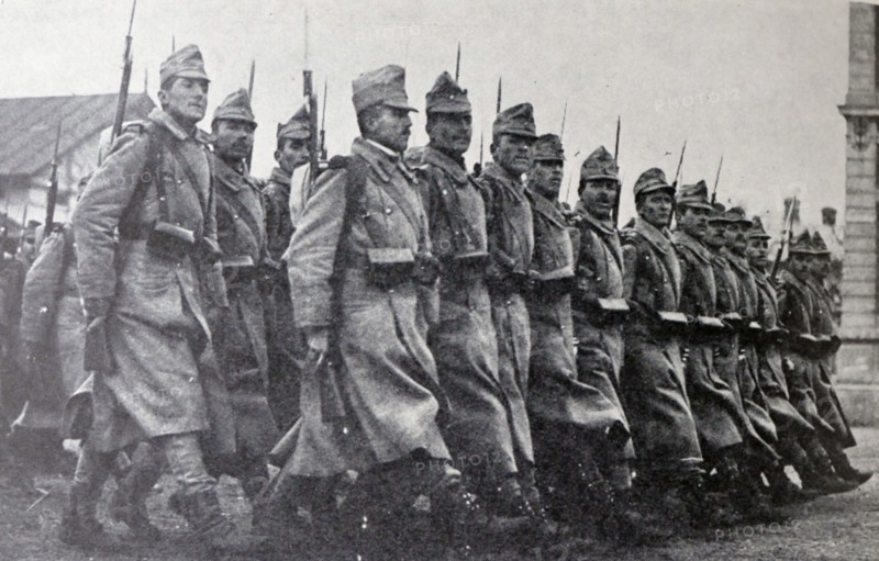 Roumanian infantry during The Great War