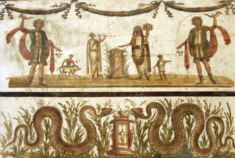 Mosaic from Pompeii, Naples, Italy