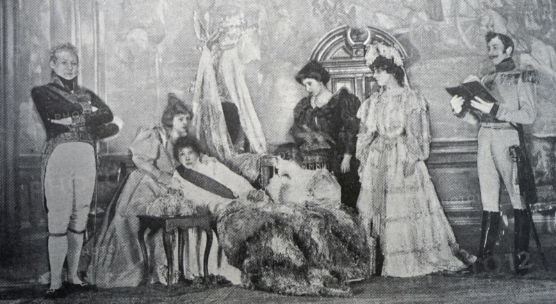Representation of “The Aiglon”. The Death Scene