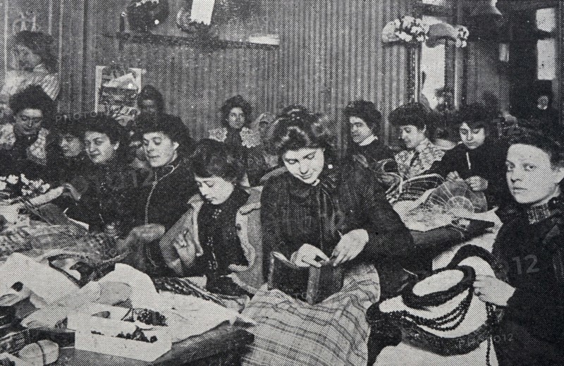 French sweatshop clothes factory, Paris