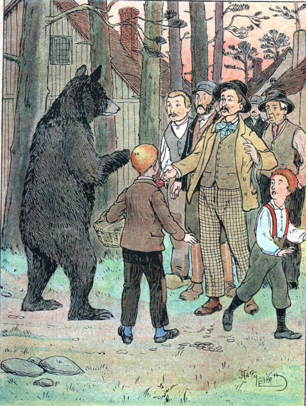 Illustration du conte "Le miel de Belzébuth" d'Auguste Bailly in