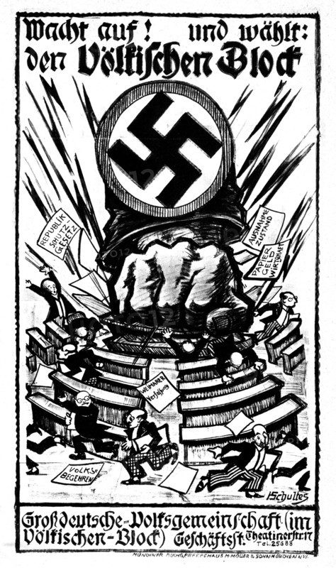 Affiche de propagande électorale