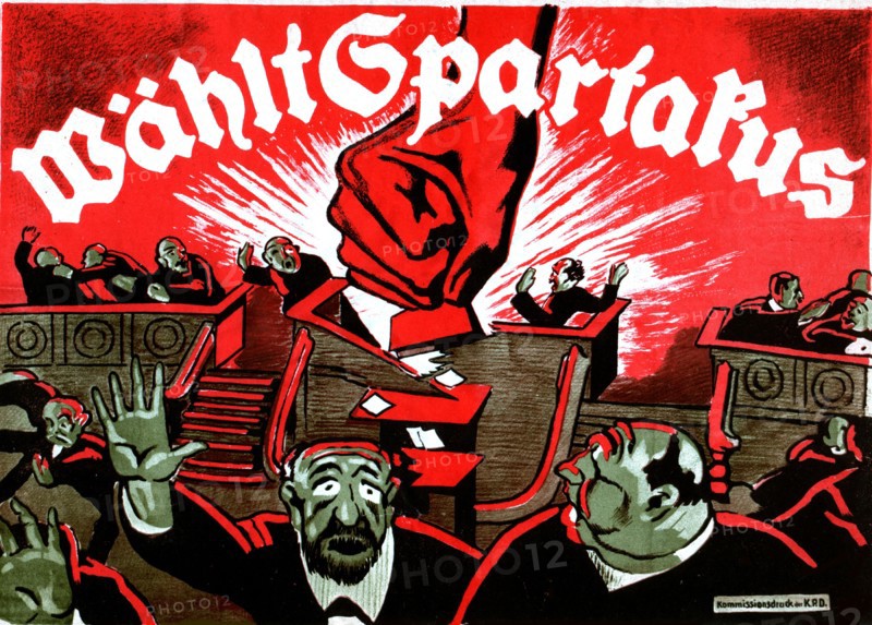 Spartakist propaganda poster