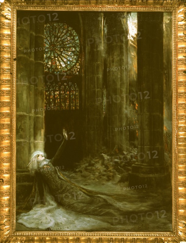 Rochegrosse, Sarah Bernhardt in the cathedral