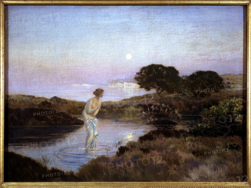 Ménard, Moonrise over Varengeville