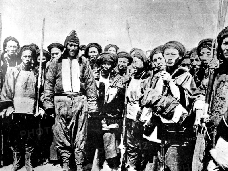 Groupe de Boxers armés à Pékin