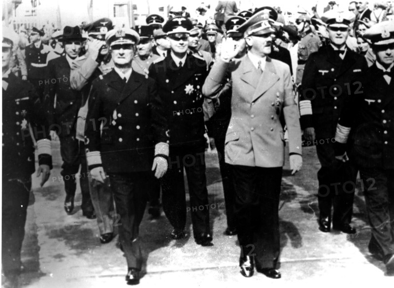 Hitler and Horthy in Kiel