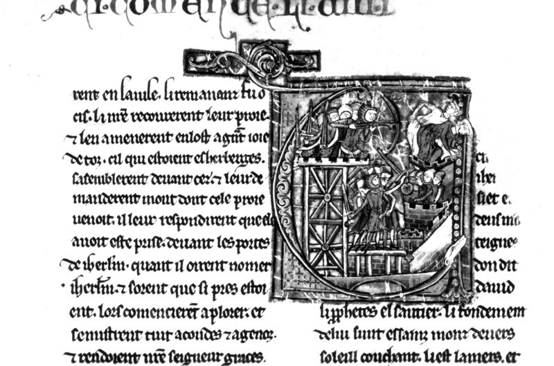 Histoire de Jérusalem par Guillaume de Tyr, France, vers 1250 : Siège de Jérusalem
