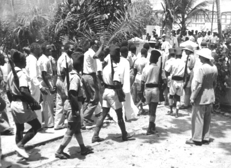 Bassam trial, arrival of political prisoners
