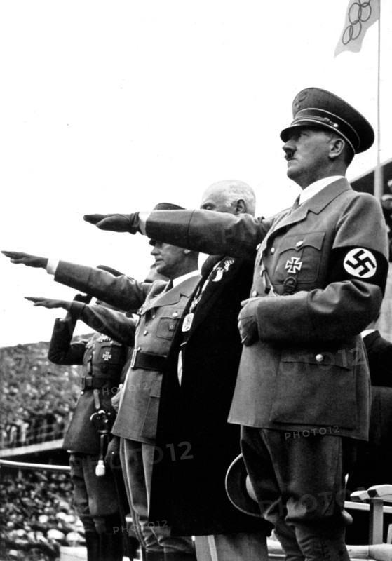Jeux olympiques de Berlin, Hitler à la cérémonie inaugurale des jeux