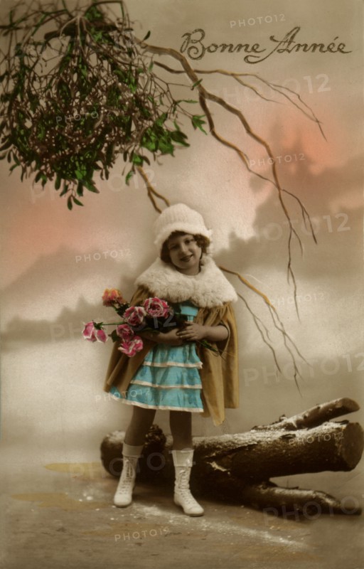 Season's greetings card: "Happy New Year"