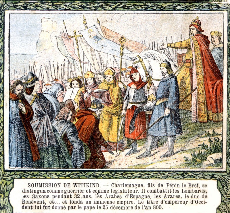 Witikind's submission to Charlemagne