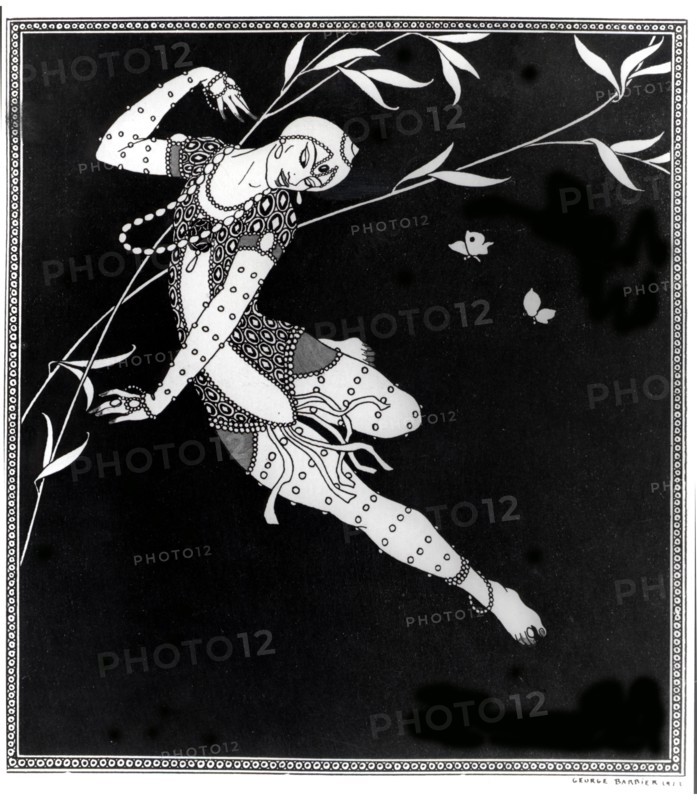 G. Barbier, Nijinsky dansant dans Schéhérazade