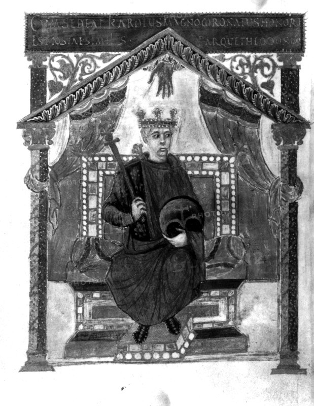 Psalter of Charles the Bald: Charles II  the Bald