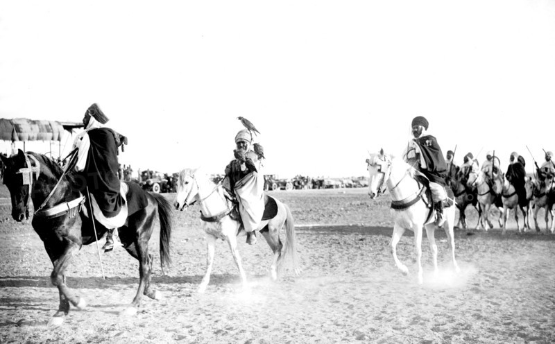 Voyage of President Millerand. Biskra. Falconer