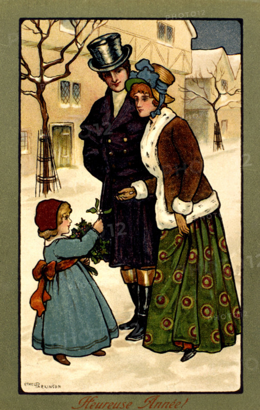 Carte de voeux pour la nouvelle année