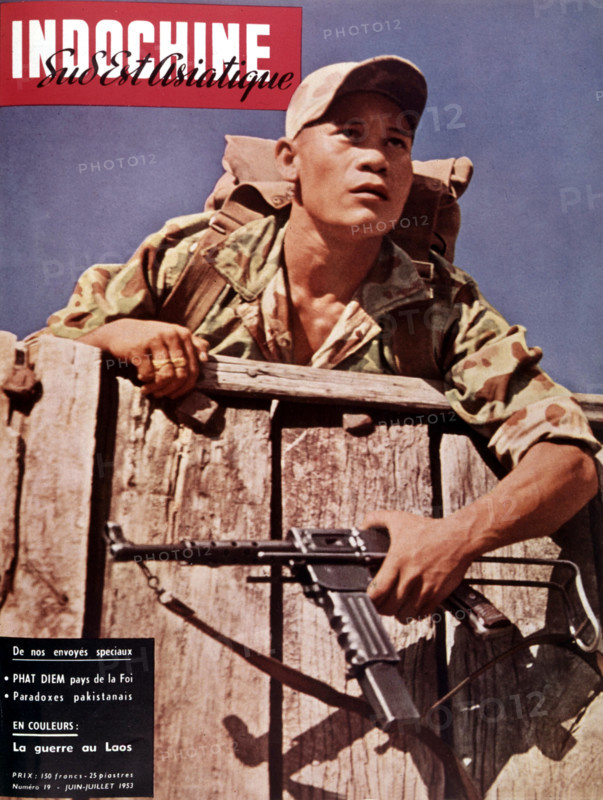 Cover of the magazine "Indochine", 1953