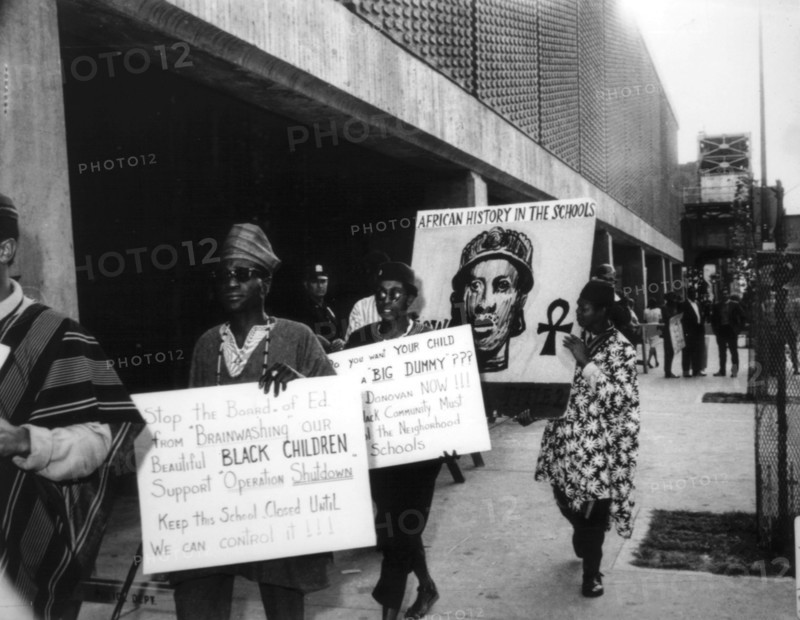 Black women demonstrating