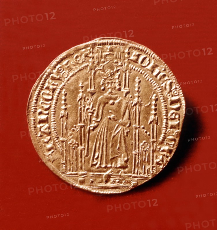 Gold coin of John II the Good (1319-1364)
