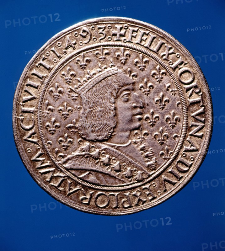 Silver medal, Charles VIII (1470-1498)