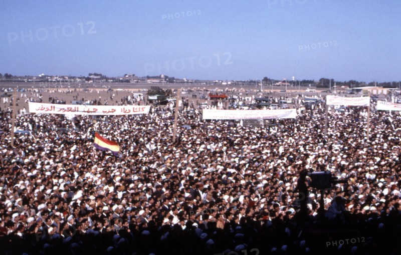 Meeting avec le Président Ben Bella, 1963