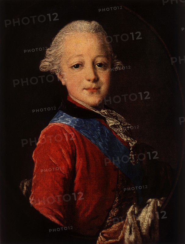 Rokotov, Le grand prince Paul enfant