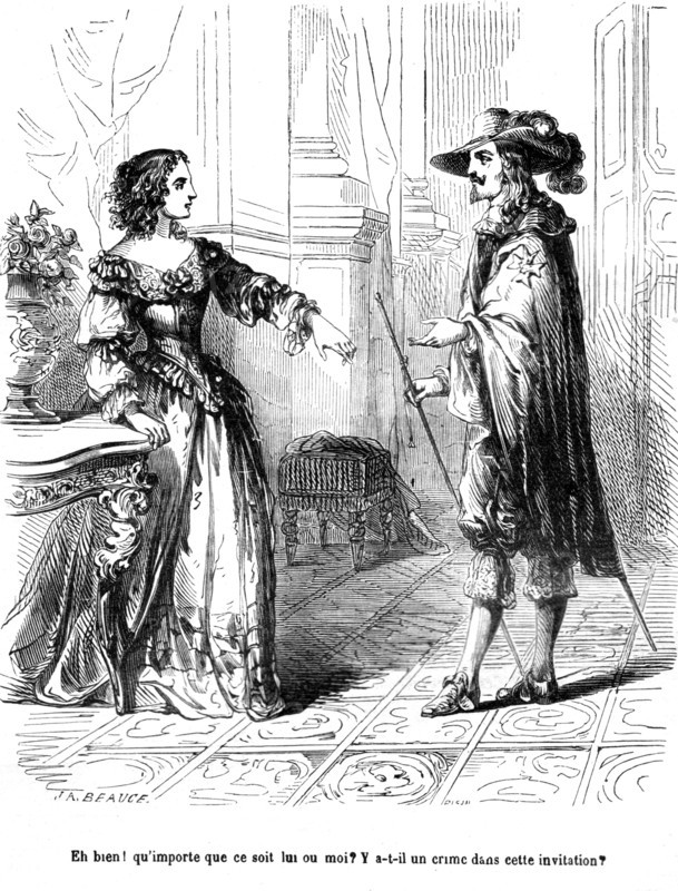 Les trois mousquetaires, Louis XIII et Anne d'Autriche.