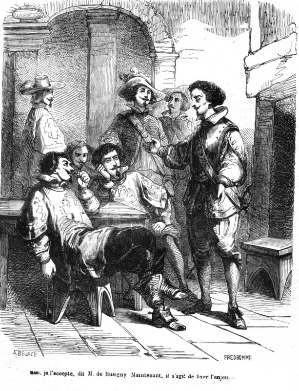 The Three Musketeers, The Musketeers and Mr. de Busigny