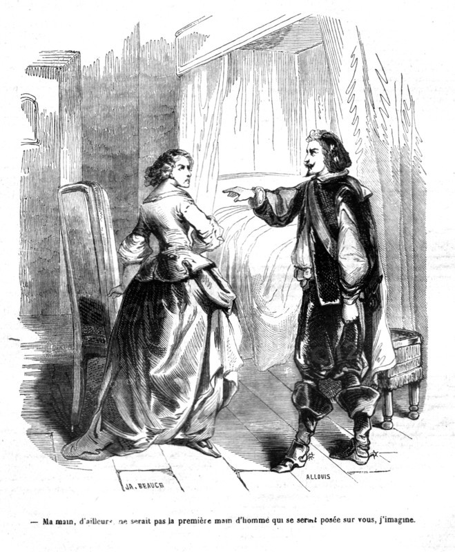 Les trois mousquetaires, Milady et lord de Winter