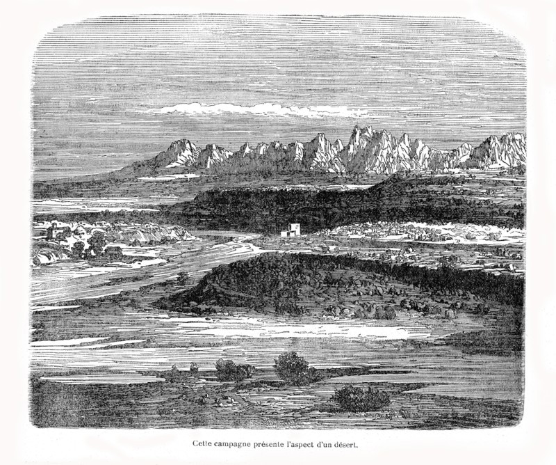 De Paris à Cadix: A desertic land
