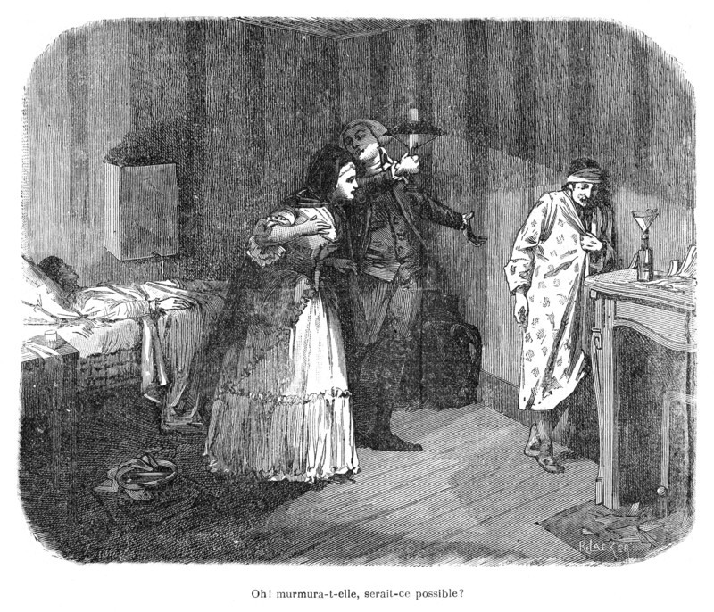 Illustration for the novel 'Ingénue'