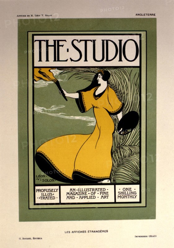 Advertising poster by Léon V. Solon