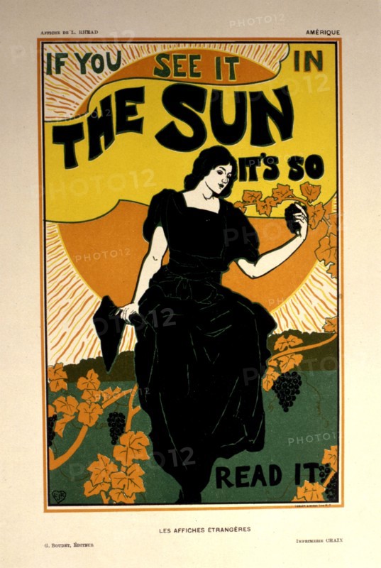 Advertising poster by Louis Rhead