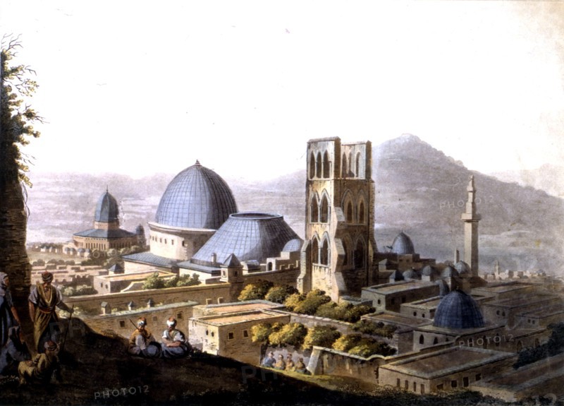 Jerusalem with the Church of the Holy Sepulchre