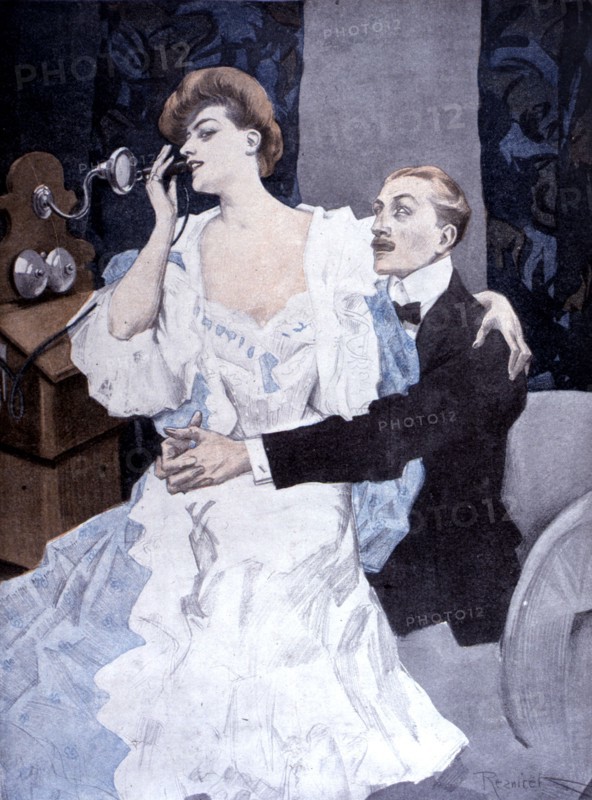 Reznicek
, Woman Talking on the Telephone